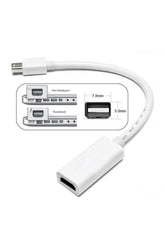 Mini Display Port to HDMI Çevirici Adaptör DisplayPort Adaptör